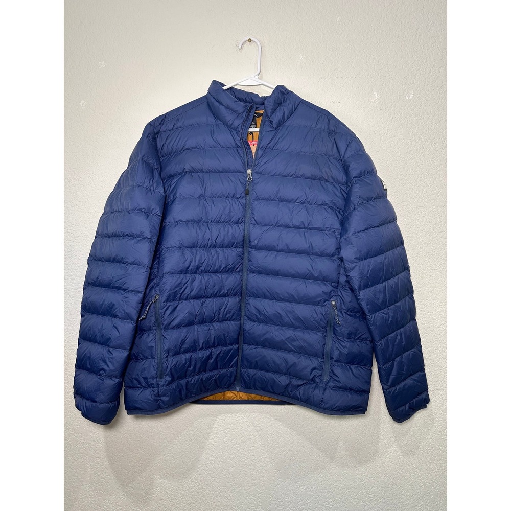 Eddie Bauer Mens 650 Down Packable Jacket Insignia Blue Puffer EB004779 XL NWT